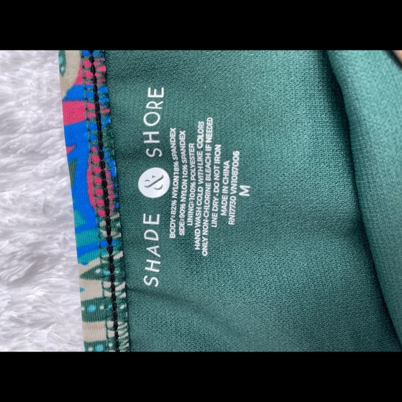 Share & Sade Swimsuit Floral Cheeky Bottom M - Picture 2 of 6